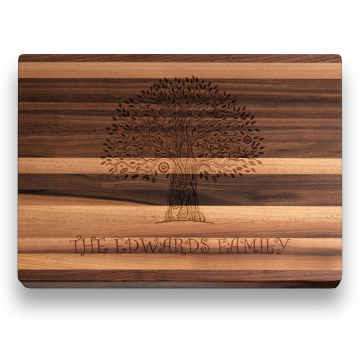 Family Tree | Personalized Engraved Cutting Board
